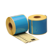 Dymo 99014 compatible labels, 101mm x 54mm, 220 etiketten, blauw