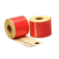 Seiko SLP-SRL compatible labels, 101mm x 54mm, 220 etiketten, rood