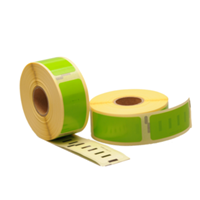 Dymo 11352 compatible labels, 54mm x 25mm, 500 etiketten, groen
