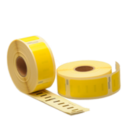 Dymo 11352 compatible labels, 54mm x 25mm, 500 etiketten, geel