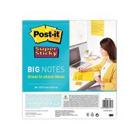 Post-it Super Sticky Big Notes, 28cmx28cm, 30 vel, geel