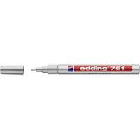 Edding Viltstift  751 lakmarker rond zilver 1-2mm