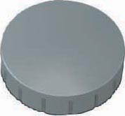 Maul magneet MAULsolid, diameter 24 x 8 mm, grijs, doos met 10 stuks