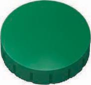 Maul magneet MAULsolid, diameter 24 x 8 mm, groen, doos met 10 stuks