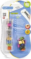 RAPESCO Dokumentenclip-Spender Supaclip 40, farbige Clips