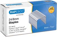 Rapesco 24/8mm Galvanised Staples (Pack 5000)
