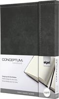 Sigel SI-CO605 Notitieboek Conceptum 194blz Hard Vintage Light Grey 155x203mm Geruit