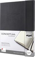 Sigel SI-CO151 Notitieboek Conceptum Pure Hardcover Met Magneetsluiting A4 Zwart