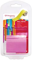 Pergamy Roll notes, ft 10 m x 50 mm, neon roze