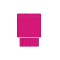 Office Magneet scrum 75x75mm roze