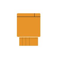 Office Magneet scrum 75x75mm oranje
