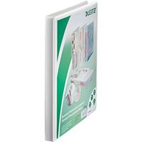 LEITZ Präsentations-Ringbuch, A4 Überbreite, weiß, 4 Rund-