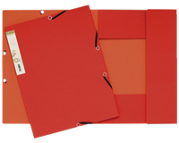 exacompta Elastomap Forever 2-kleurig karton A4. 380 g/m². rood/oranje (pak 25 stuks)