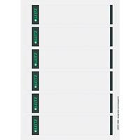 Leitz Folder Spine Labels Green 16852055