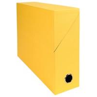 EXACOMPTA Archivbox, DIN A4, Karton, 90 mm, gelb