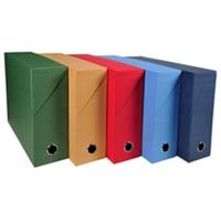 EXACOMPTA Archivbox, Karton, 90 mm, farbig sortiert