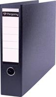 Pergamy ordner, uit karton, voor ft A3, liggend, rug van 8 cm, zwart