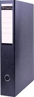 Pergamy ordner, uit karton, voor ft A3, staand, rug van 8 cm, zwart