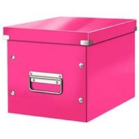 Leitz Click & Store kubus middelgrote opbergdoos, roze