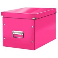 Leitz Click & Store kubus grote opbergdoos, roze