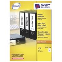 Avery Zweckform Rugetiket Avery L4761-100 192x61mm zelfklevend wit