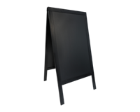 Securit stoepbord Sandwich ft 70 x 125 cm, zwart
