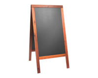 Securit stoepbord Woody mahonie ft 70 x 125 cm