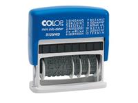 Colop mini info-dater S120/WD Datumstempel 47 x 4 mm (bxh) Blauw, Grijs
