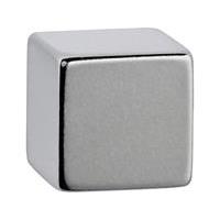Maul Magneet  Neodymium kubus 20x20x20mm 20kg nikkel