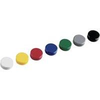 Magnet MAULpro (Ø x H) 34mm x 13mm rund Weiß, Gelb, Rot, Blau, Grün, Grau, Schwarz 20 St. 61
