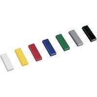 Magnet MAULpro (B x H x T) 53 x 18 x 10mm rechteckig Weiß, Gelb, Rot, Blau, Grün, Grau, Schwa