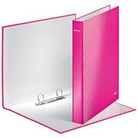 LEITZ Ringbuch WOW, DIN A4+, Hartpappe, pink-metallic