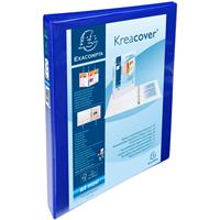 EXACOMPTA Präsentations-Ringbuch, A4, blau, 4D-Ring