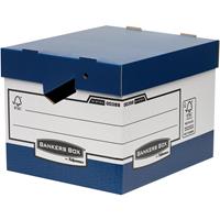 bankersbox Bankers Box Archivbox Heavy Duty BxHxT 33,5x28,2x40,4cm blau/weiß