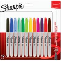 Sharpie Permanent-Marker FINE, 12er Blisterkarte
