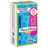 Papermate Paper Mate roller Inkjoy Gel medium, value pack van 24 stuks (20 + 4 gratis), blauw