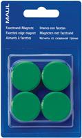 Maul magneet MAULsolid, diameter 38 mm, groen, blister van 2 stuks