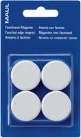 Maul magneet MAULsolid, diameter 38 mm, wit, blister van 2 stuks