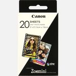 Canon Zoemini 20 Vel fotopapier Zink 2"x3" (5x7,6cm)