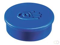 LegaMaster Magneet rond 35 mm. magneetsterkte 2500 gram. blauw (pak 10 stuks)