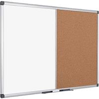 Bi-Office Combibord MAYA grijs vilt/whiteboard, magnetisch, 600 x 450 mm