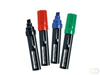 LegaMaster Presentatiemarker JUMBO TZ 48 Etui met 4 markers zwart, rood, blauw en groen