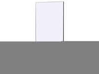 LegaMaster Mobiel glassboard dubbelzijdig - 90 x 175 cm - Wit
