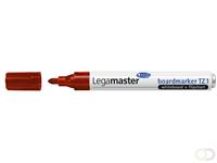 LegaMaster Board marker TZ 1 één kleur bruin, doos met 10 markers