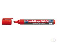 Edding Whiteboard marker 360 1.5 - 3 mm. rood (pak 10 stuks)
