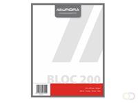 Aurora Kladblok  210x270mm 200vel blanco