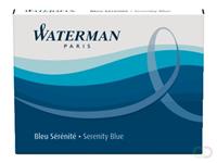 Waterman Vullingen Vulpen Kort Blauw (pak 6 stuks)