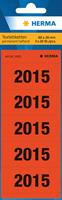 Jaargetallen Herma 1695 2015 voor ordner 60x26 mm rood papier mat 100 st.