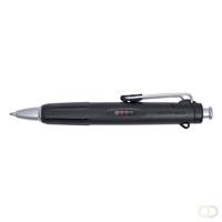 Tombow Balpen AirPress Pen zwart/zilver