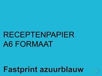 Fastprint Receptpapier  A6 80gr lichtblauw 2000vel